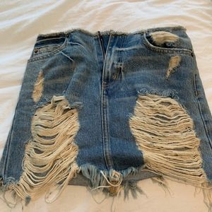 LF jean skirt